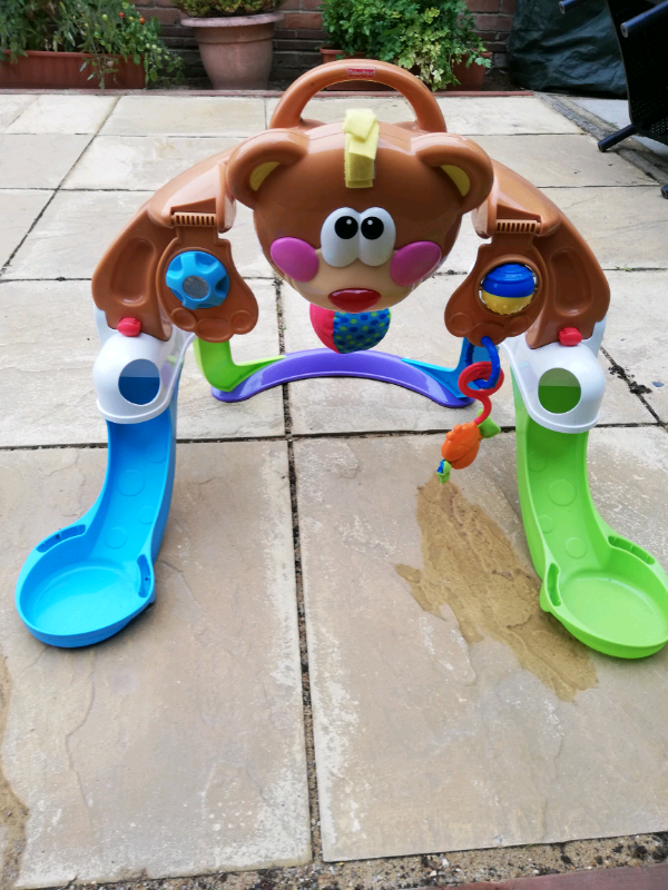 fisher price kick in bobbin bear gym